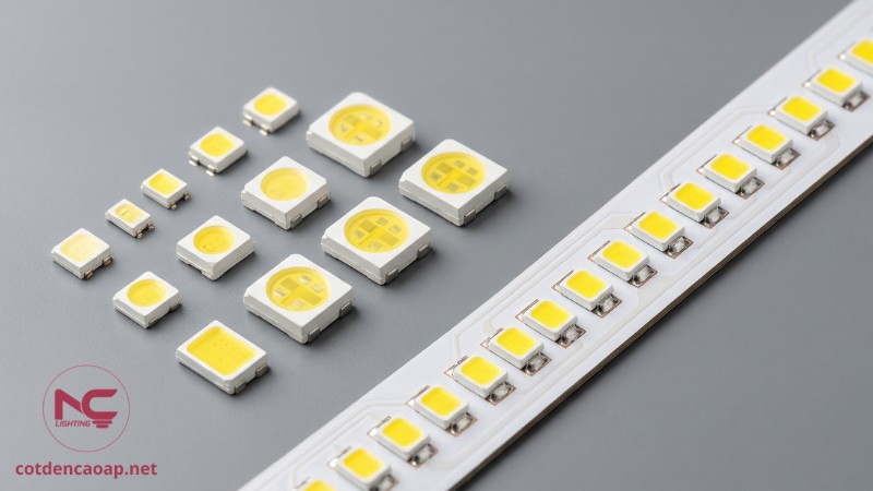 Nhận diện chip led smd thực tế