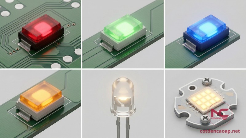 LED đơn sắc có những loại nào