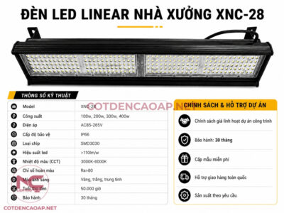 Thông tin đèn LED nhà xưởng XNC-28