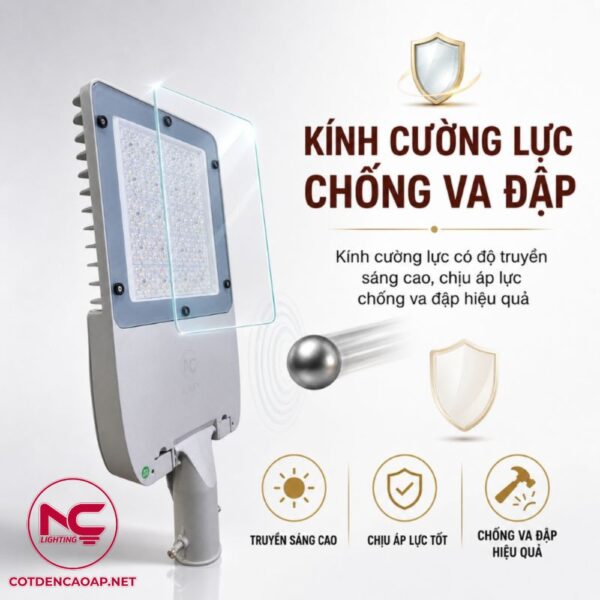Kính cường lực của đèn LED cao áp LNC-108