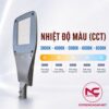 Nhiệt độ màu đèn LED cao áp lnc -143