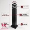 Cấu tạo đèn nấm sân vườn DN27