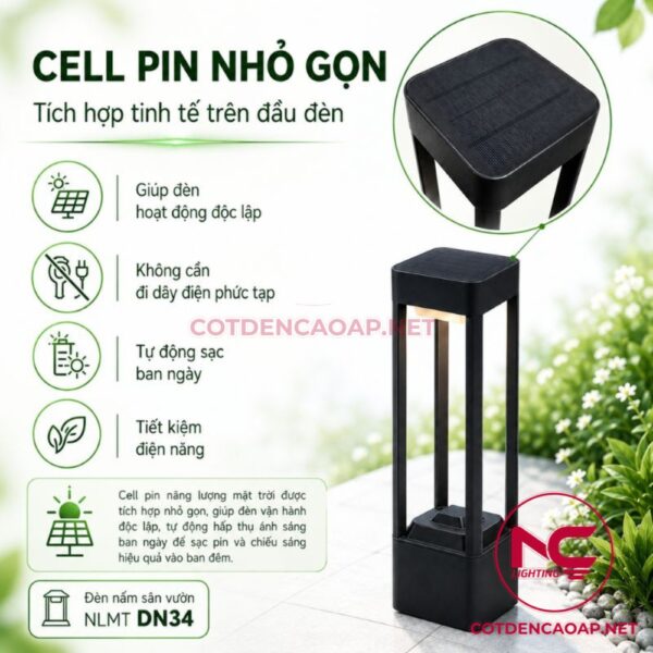 Đèn nấm sân vườn DN34