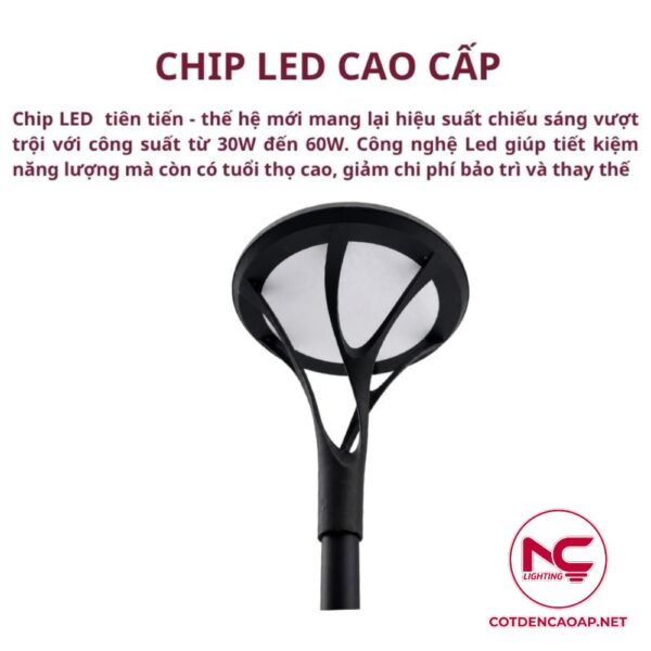 Cột đèn sân vườn DN30