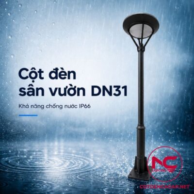 chống nước cột đèn sân vườn DN31