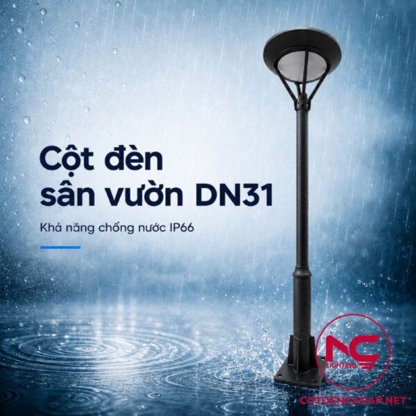 chống nước cột đèn sân vườn DN31