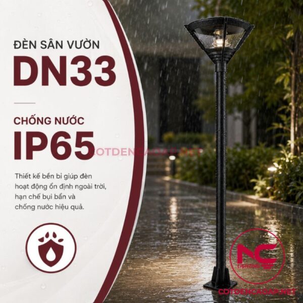 Cột đèn sân vườn DN33