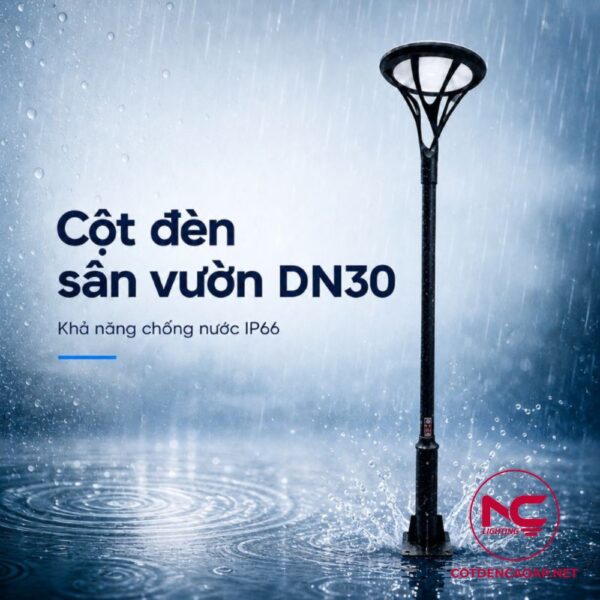 Cột đèn sân vườn DN30
