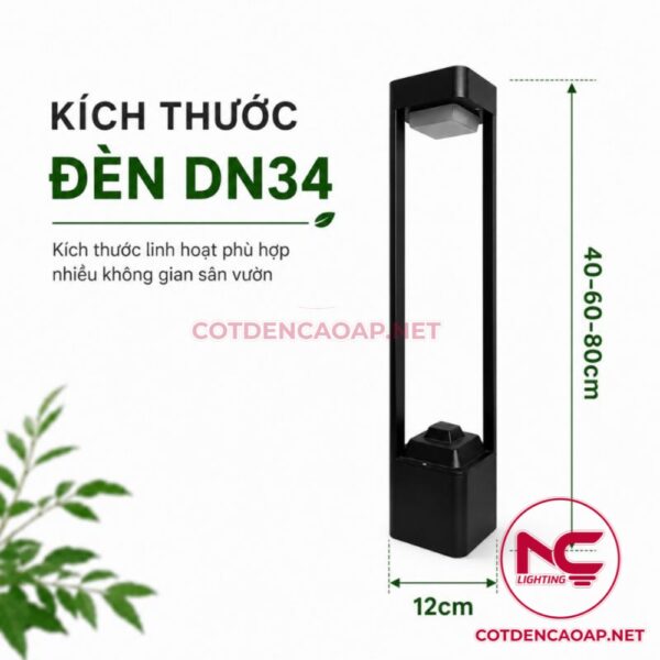 Đèn nấm sân vườn DN34