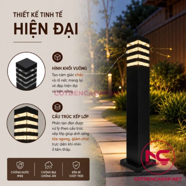 Thiết kế đèn nấm sân vườn DN27