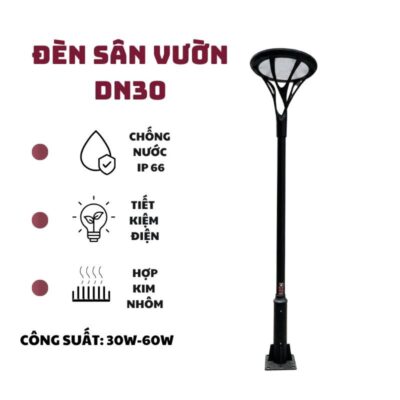 Thông tin cột đèn sân vườn DN30