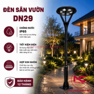 Thông tin cột đèn sân vườn DN29
