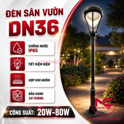 Thông tin cột đèn sân vườn DN36