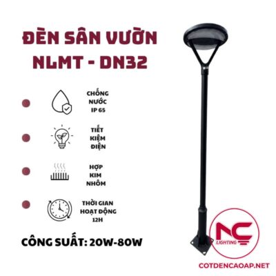 Cột đèn sân vườn nlmt DN32