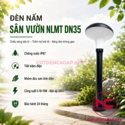 Thông tin đèn nấm sân vườn DN35