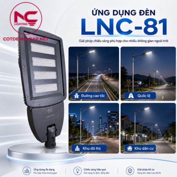 Ứng dụng đèn led cao áp lnc 81