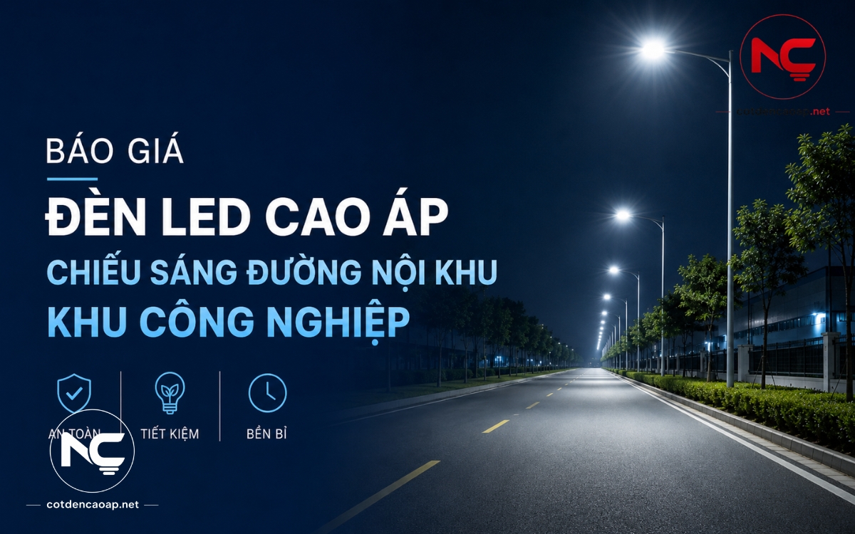 Đèn LED cao áp chiếu sáng đường