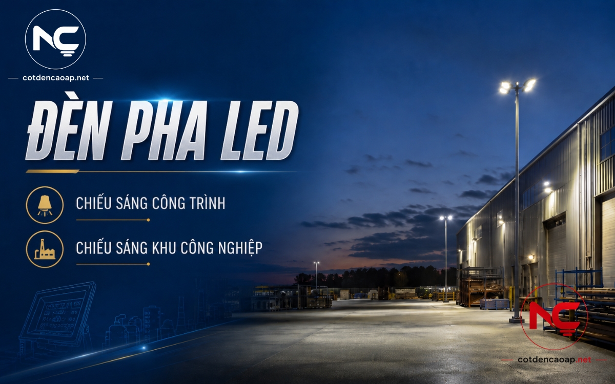 Đèn pha chiếu sáng công trình
