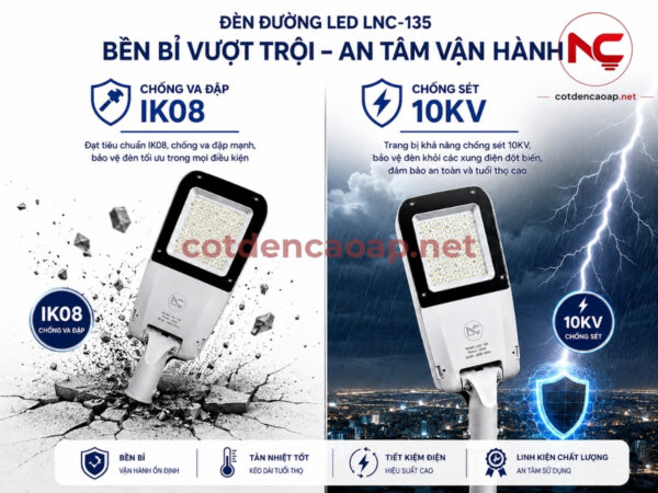 Đèn đường LED cao áp LNC-135