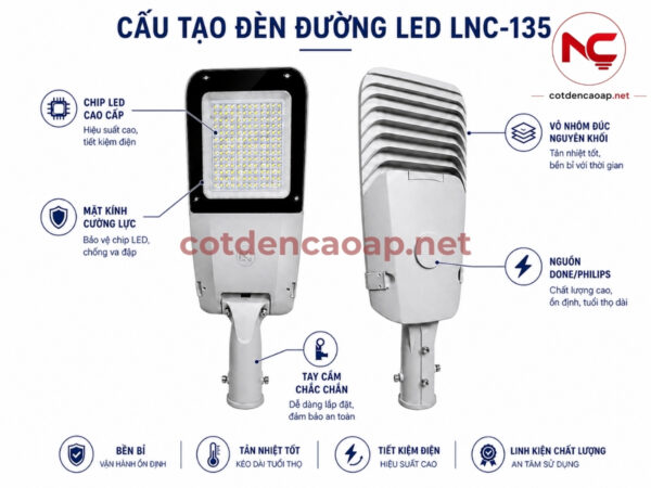 Đèn đường LED cao áp LNC-135
