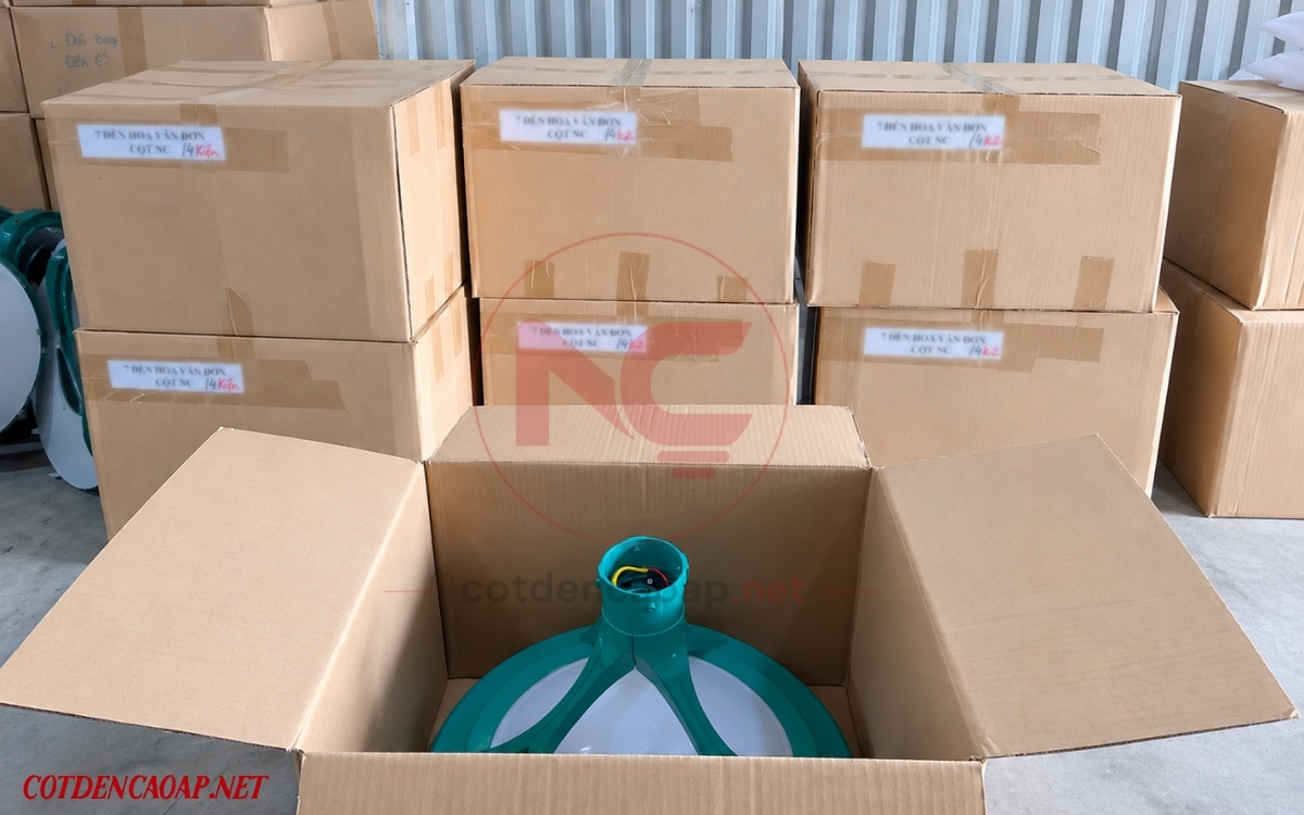 Bàn giao đèn trang trí dự án KĐT Nam An Khánh