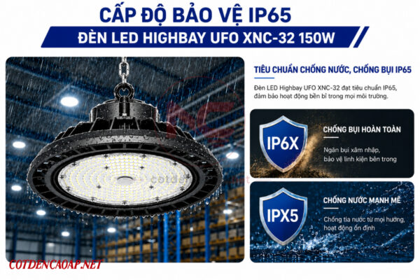 cấp bảo vệ đèn led nhà xưởng XNC-32